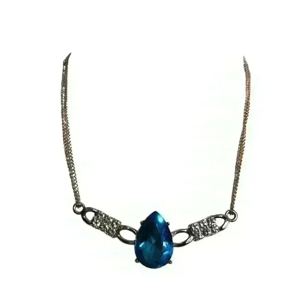 Blue Stone Necklace - Picture 1 of 3